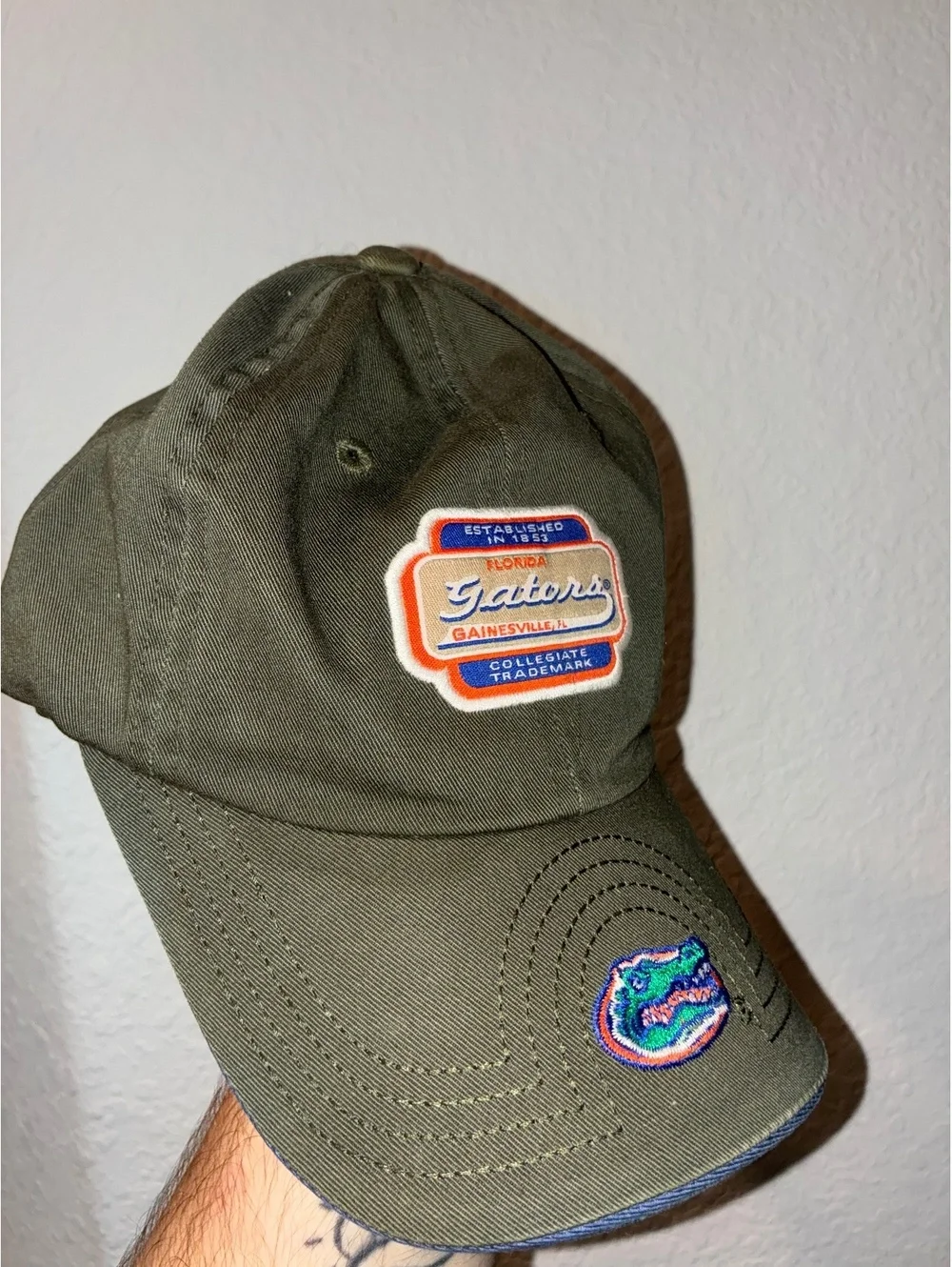 Vintage University of Florida Gators Logo Hat Strap Back Hat Trucker Hat NCAA